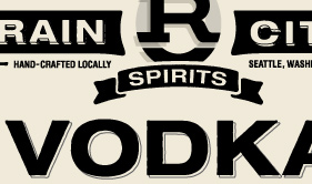 Rain City Vodka Packaging & Logo Design